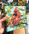 Happy Spring Tidings – Cardinal bird painting