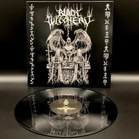 Image 2 of Revenge / Black Witchery / Split  BLACK 12" Vinyl