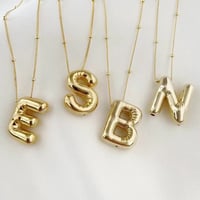Image 3 of Ballon Letter Necklace