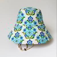 Image 1 of Mia bucket hat blue floral