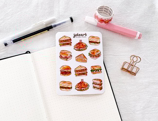 Bistro Bites Sticker Sheet