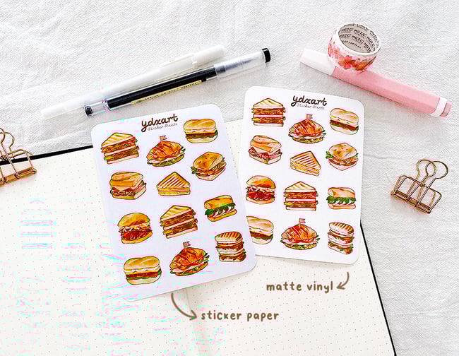 Bistro Bites Sticker Sheet