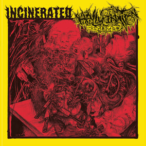 Image of Hallucination Realized / Incinerated - Split 7" (UNDESIRABLE-025)