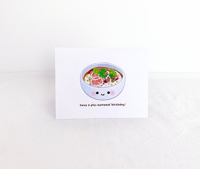 Pho Birthday Card
