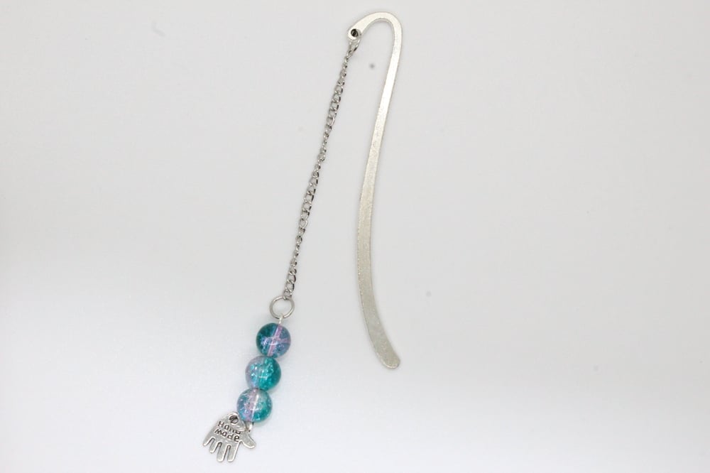 Image of Handmade High Five Metal Hook Bookmark