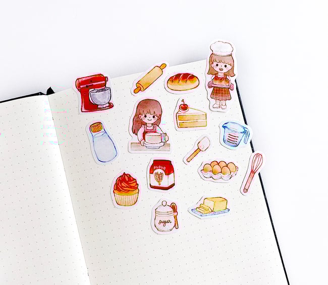 Baking Washi Stickers