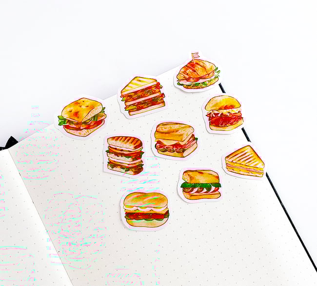 Bistro Bites Washi Stickers