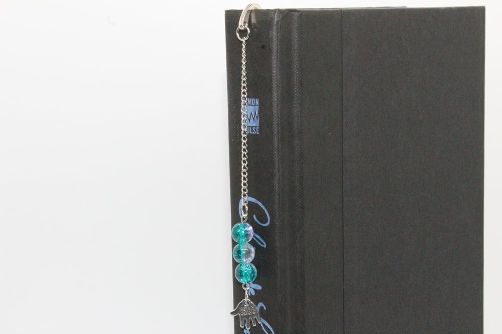 Image of Handmade High Five Metal Hook Bookmark
