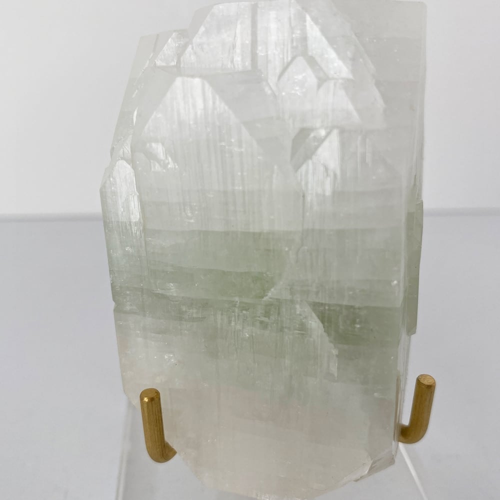 Image of Apophyllite no.96 + Lucite and Brass Stand