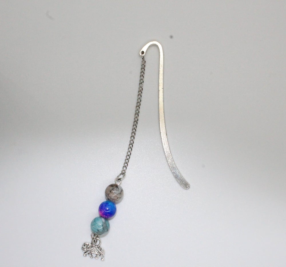 Image of Elephant of Knowledge Metal Hook Bookmark