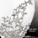 Image of Pearl Bud Silver Champagne Flutes