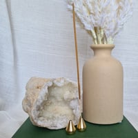 Image 2 of Teardrop Brass Incense Holder