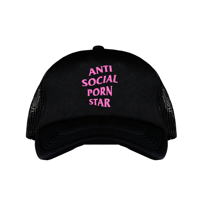 Image 2 of ANTI SOCIAL STAR MESH TRUCKER HAT