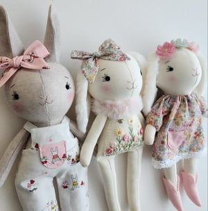 Image of Embroidered Bunny PDF Sewing Pattern