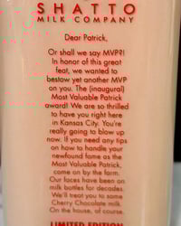 Image 2 of KC Cow MVP Bottle - Empty