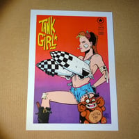 Image 3 of TANK GIRL ISSUE #1 - ACTION ALLEY "REPLICANT" EDITION - with bonus cards and print!