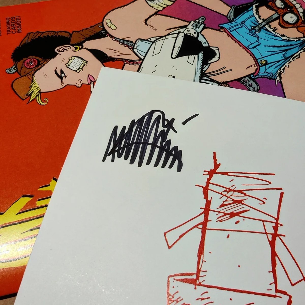 Image of TANK GIRL ISSUE #1 - ACTION ALLEY "REPLICANT" EDITION - with bonus cards and print!