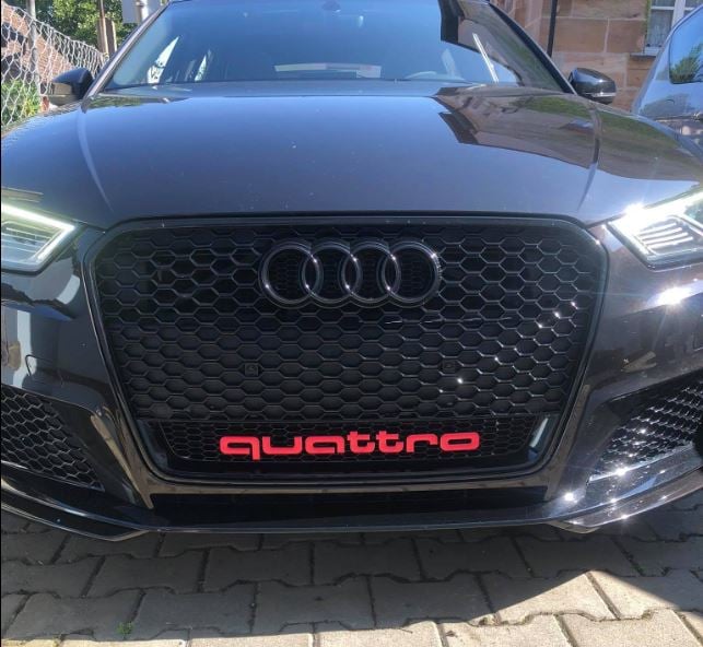 QUATTRO GRILL LOGO BADGE | 3D Car Parts