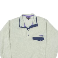 Image 3 of Vintage Patagonia Synchilla Snap T Pullover - Heather & Purple