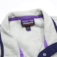 Image 2 of Vintage Patagonia Synchilla Snap T Pullover - Heather & Purple