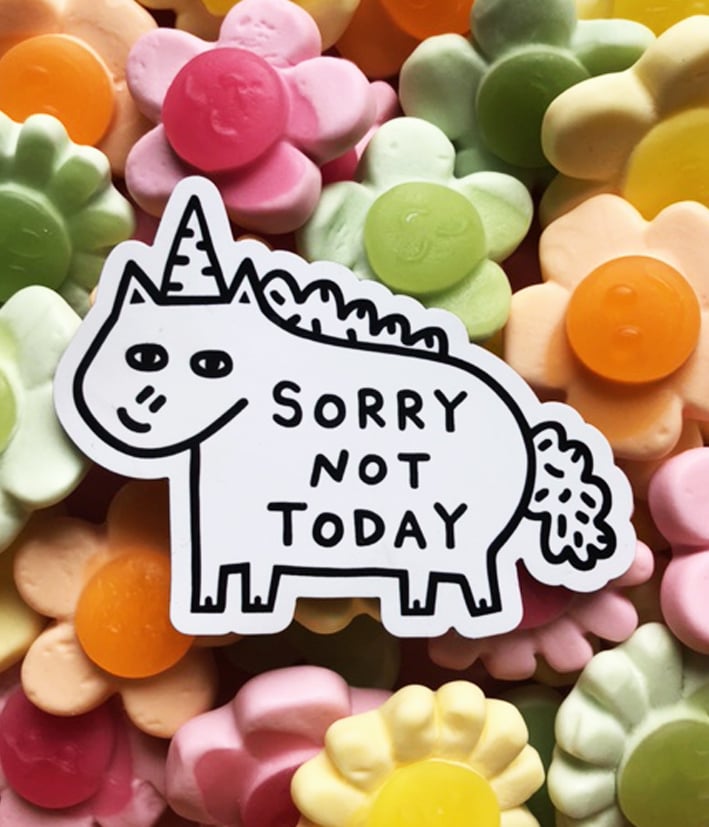 Image of Not Today Fridge Magnet 