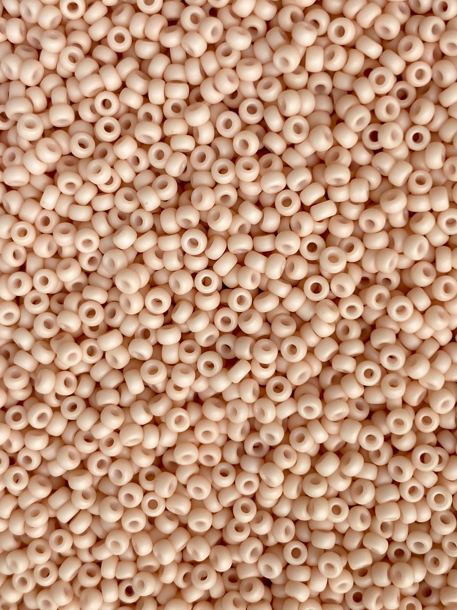 Opaque matte blush, Miyuki, Seed beads