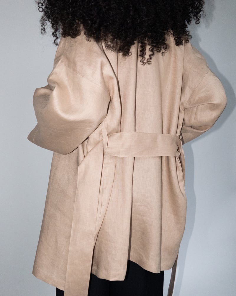 Image of OY A Home Robe - Nude Pink