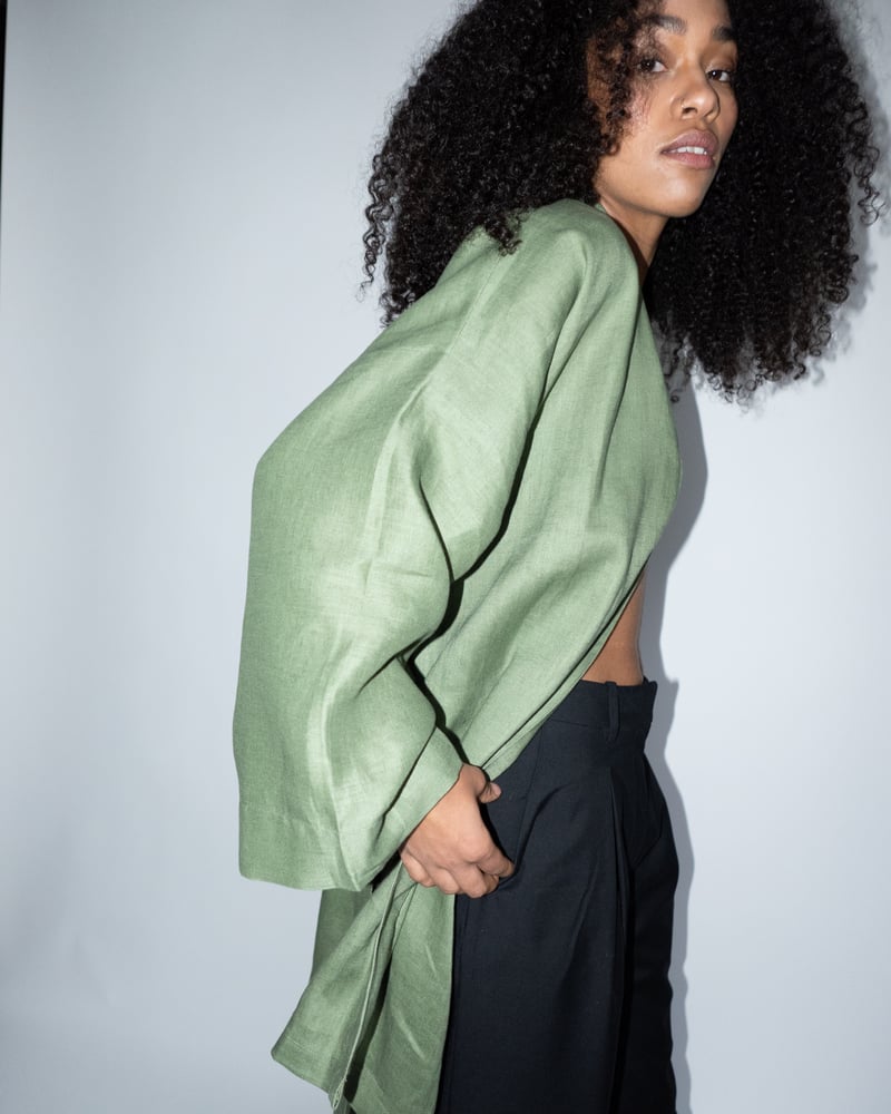 Image of OY A Home Robe - Fern Green