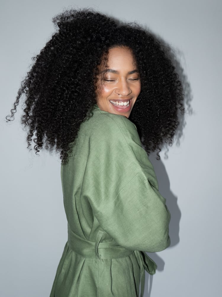 Image of OY A Home Robe - Fern Green