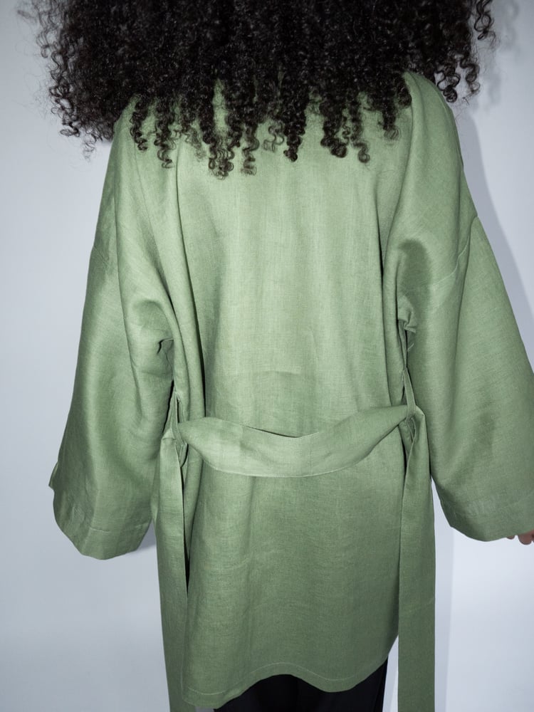 Image of OY A Home Robe - Fern Green