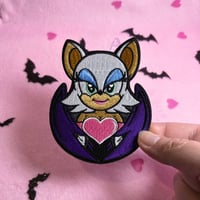 Image 2 of The Bat - 3.5 Inch - Embroidered, Iron-On Patch