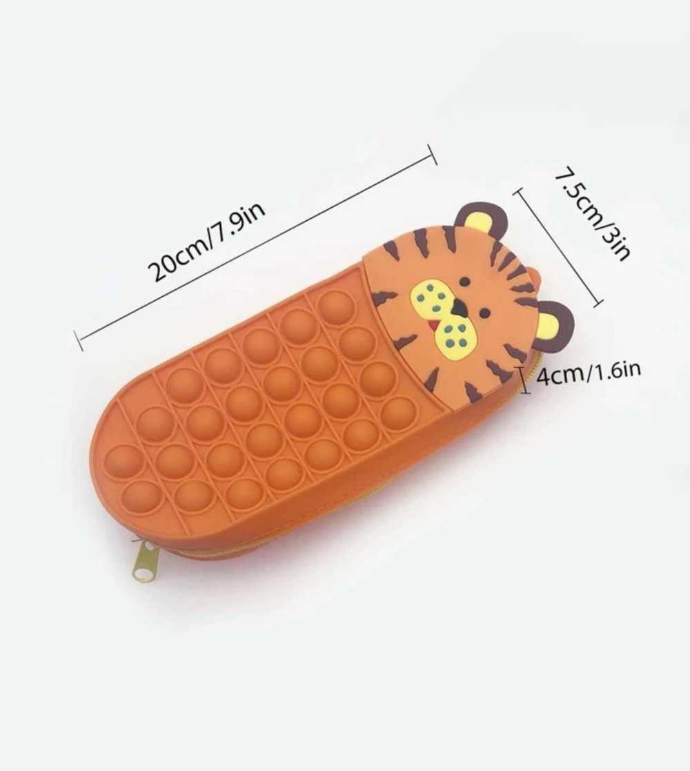 Pop It Pencil Case Tiger