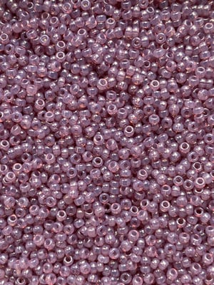 Ceylon translucent thisle, Miyuki seed beads