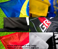 Image 5 of Volk Racing Rays Engineering Nobori Flag (Black/Blue/Red)