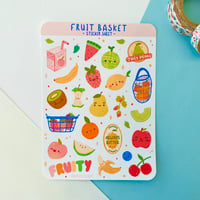 Image 1 of Fruit Basket Sticker Sheet