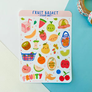 Image of Fruit Basket Sticker Sheet