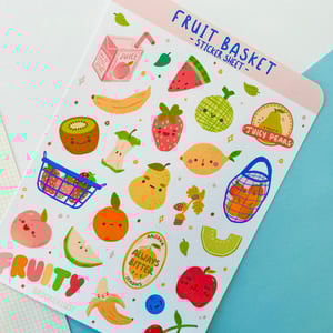 Image of Fruit Basket Sticker Sheet