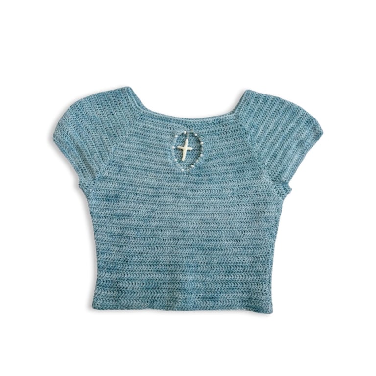 Aquamarine Charm Top