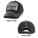 I WILL NOT BE SHAKEN EMBROIDERED BASEBALL CAP FOR LADIES, SCRIPTURE CAP