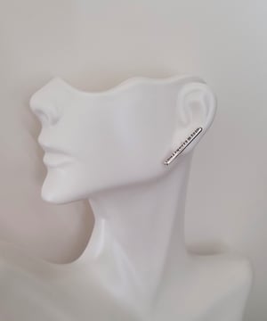 Image of Bone Bar Stud Earring