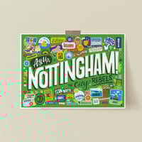 Image 1 of AyUp Nottingham Print