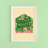 Image 1 of A4 'The Great Indoors' Print