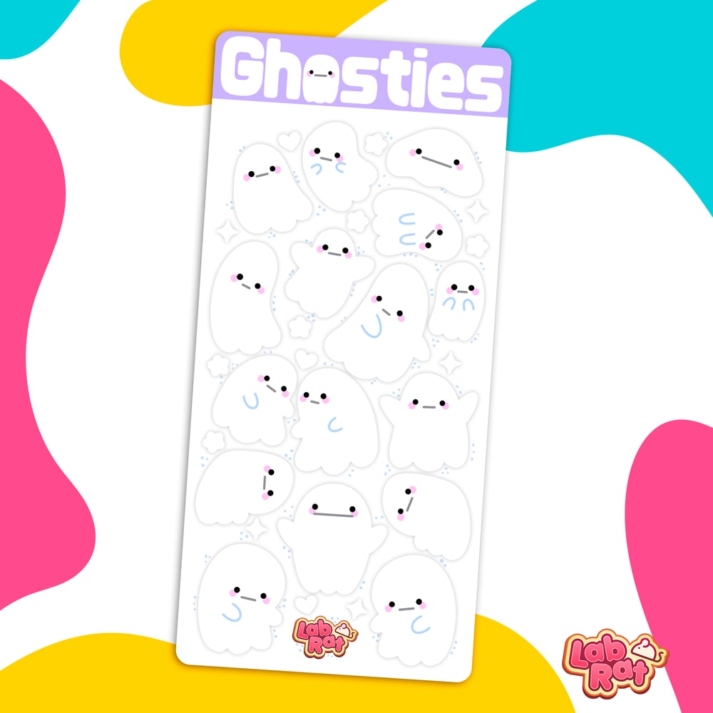 Image of Ghosties - Sticker Sheet