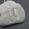 Contemporary teardrop pendants