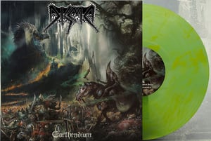 Image of Disma " Earthendium " LP -  Transparent Mix - Coke Clear  Green with Yellow Swirl -