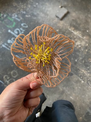 Ceylon translucent peony, Miyuki seed beads