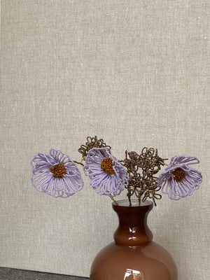 Ceylon lavender, Miyuki seed beads 