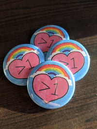 Image 1 of Queer Plural Pride Button