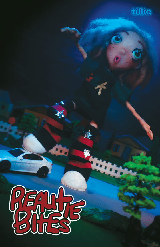 Image of signed reaLitie biTes claymation poster