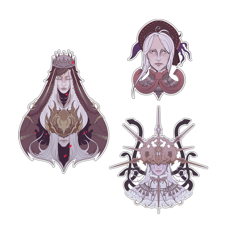 Image of SOULSBORNE ACRYLIC CHARMS [PREORDER]